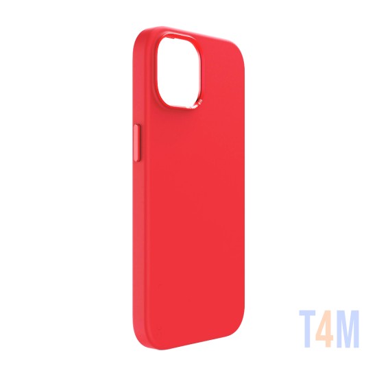 Capa de Silicone para Apple iPhone 15 Vermelho